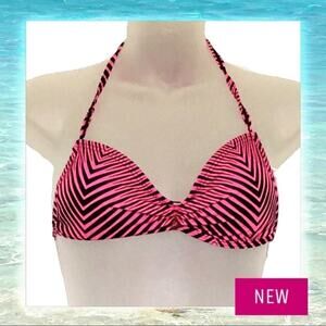 Xs bikini top pink / black